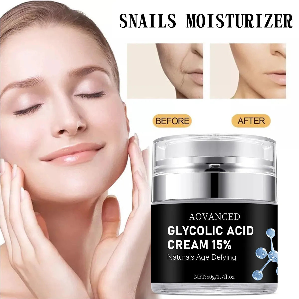 50g salicylate exfoliating moisturising cream for general skin care use