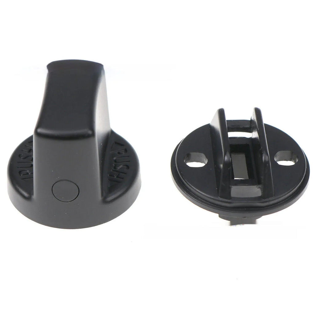 Black ABS ignition knob cover for automobile ignition switch, single pack, model 4408A1674408A031