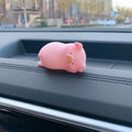 Cartoon pig resin car dashboard decoration figurine in various animal styles