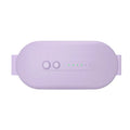 Battery-powered abdominal massager in creamy white with adapter cable and three colour options