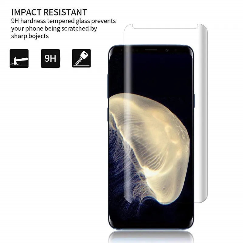 Tempered glass screen protector for Samsung Galaxy S8 S9 Note8 Note9 smartphones