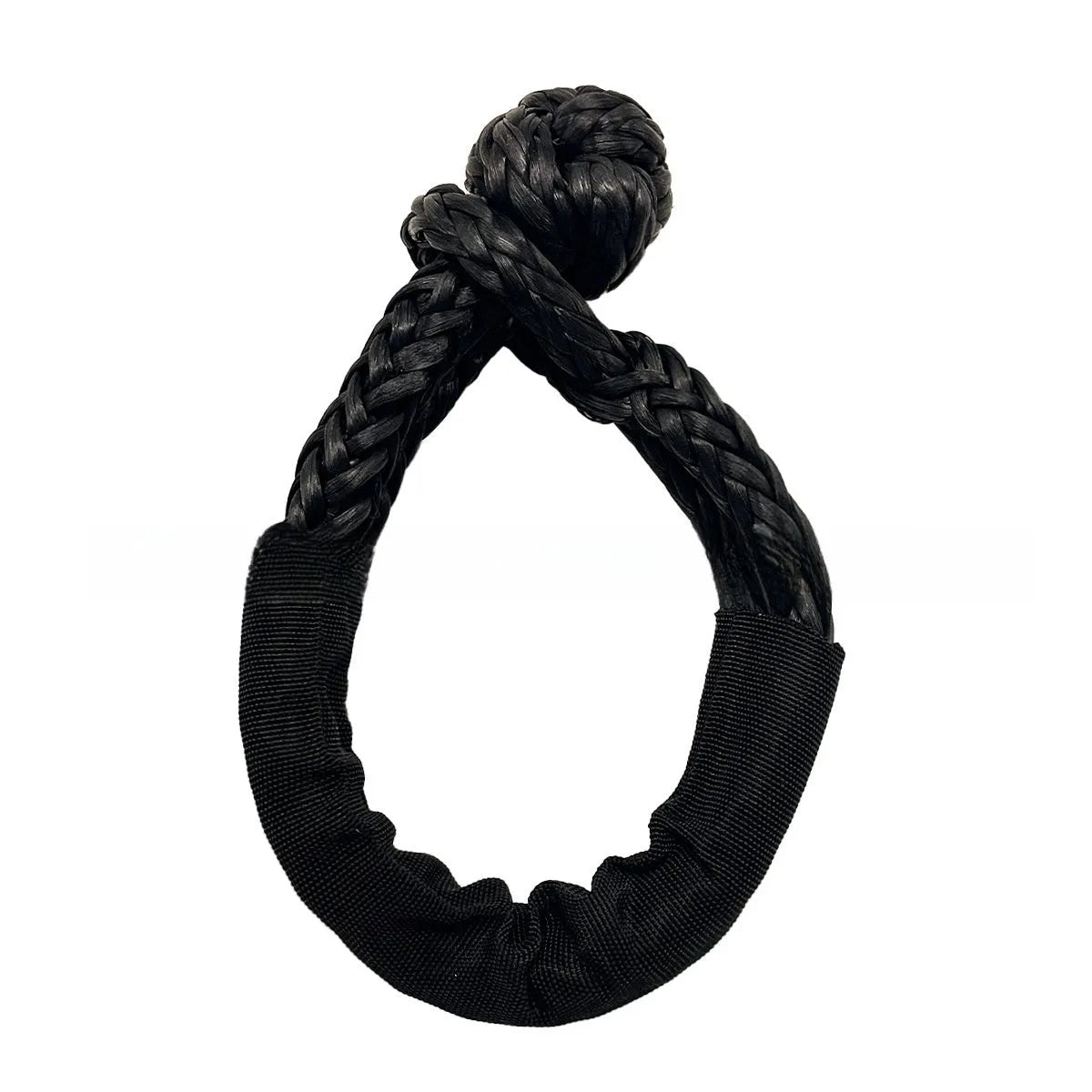 Polymer pimple soft shackle trailer rope for vehicle recovery with 12mm diameter and multiple colour options