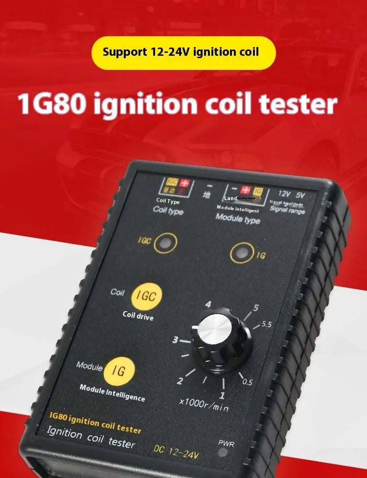 IG80 automobile ignition coil detector for gasoline and natural gas vehicles