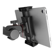 Black ABS plastic bicycle handlebar phone bracket for mobile phones and tablets during cycling