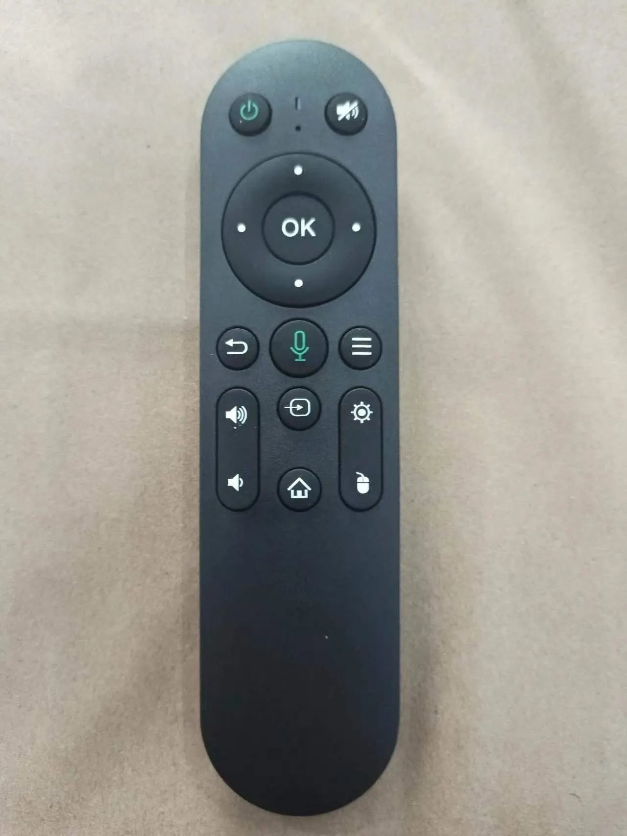 016 Bluetooth voice remote control in plastic, compact 145x35mm size