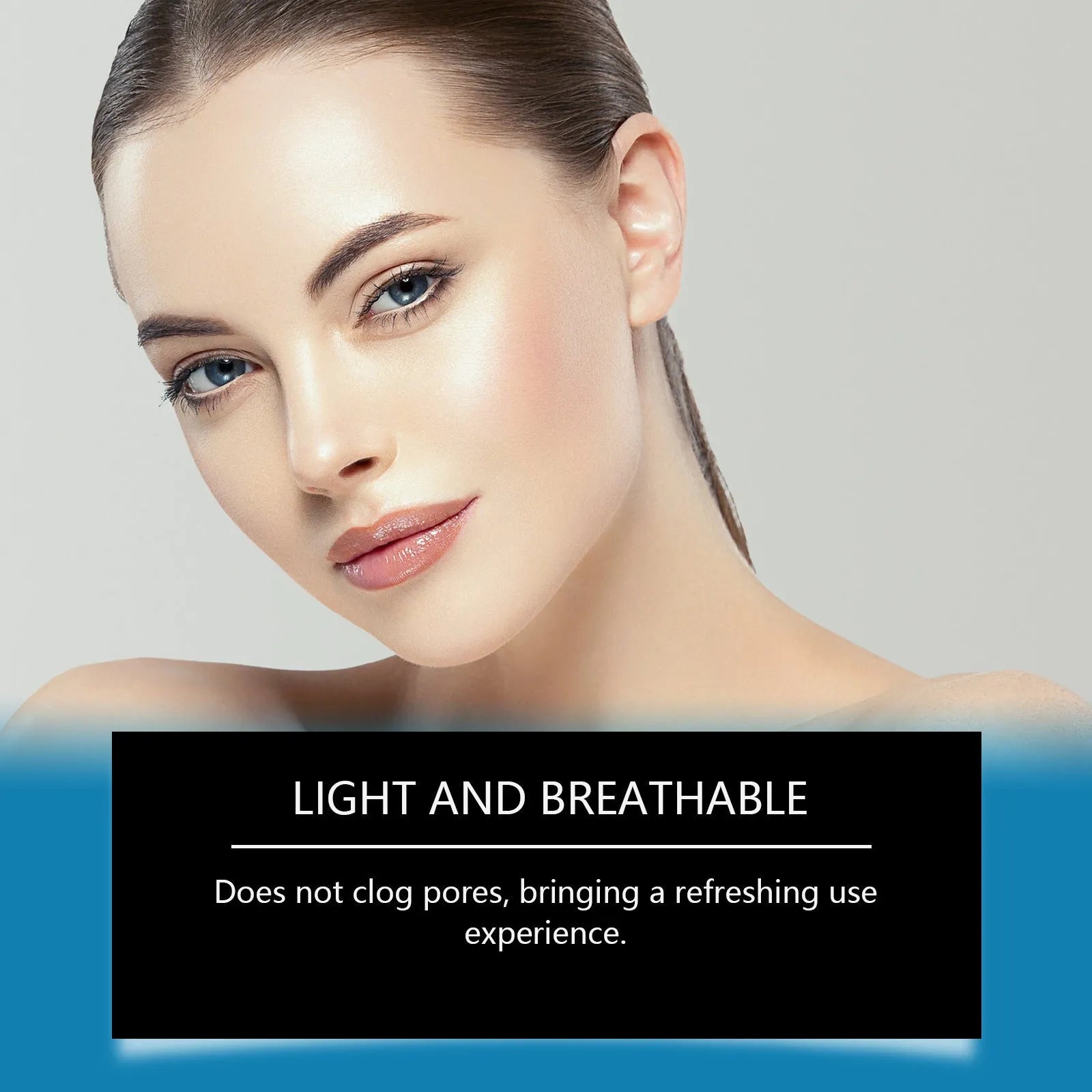 Pack of 5 forehead moisturising patches with vitamin E, hyaluronic acid and collagen ingredients