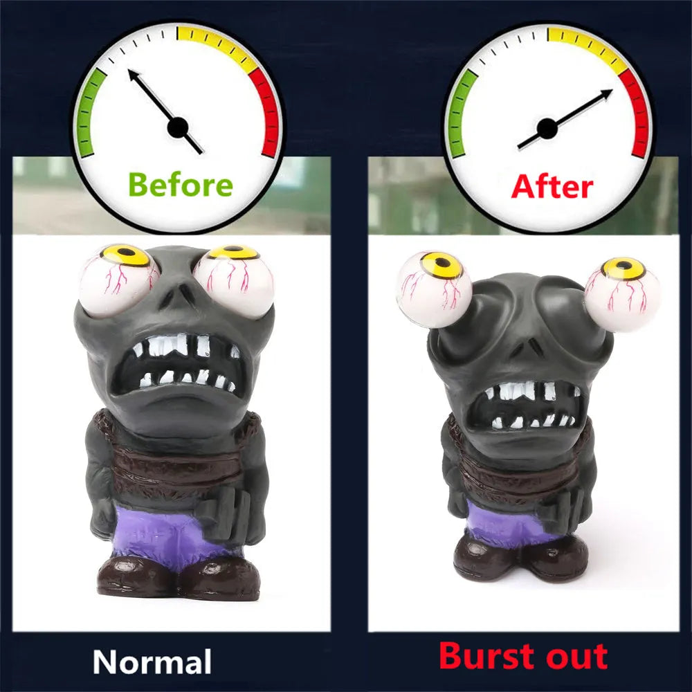 Turbo car decompress ornament kit with decorative doll, pressure regulating valve, and copper tubing