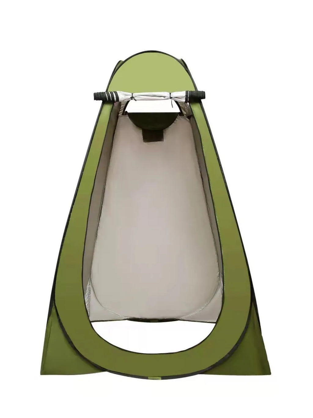 Quick-opening outdoor camping changing tent in blue with waterproof silver-coated polyester fabric