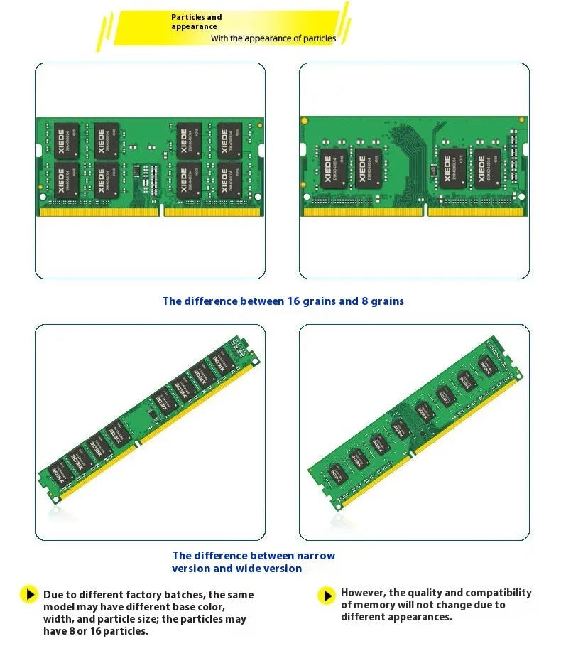 4GB DDR3 desktop memory module with 1600MHz frequency for PC computers