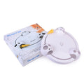 White electric cat toy automatic turntable catching mouse simulation 32 cm diameter ABS plastic