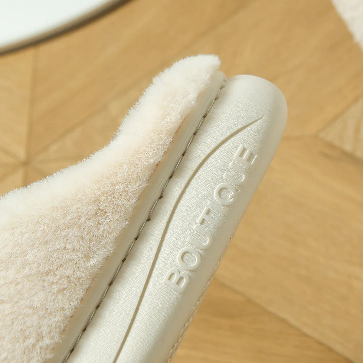 Panda-themed cotton and linen toe-ring slippers with non-slip PVC sole