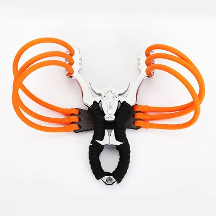 Traditional dawei outdoor slingshot with a zinc alloy frame and power card ball bow design.