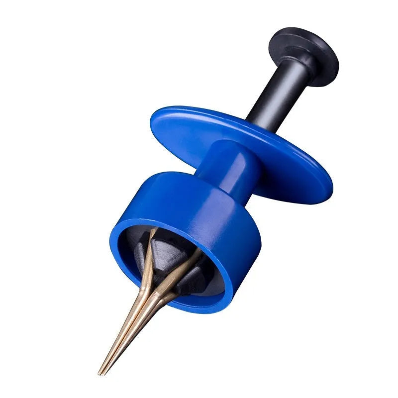 Blue ABS bloodworm clip with rubber bands bottle set for live bait fishing