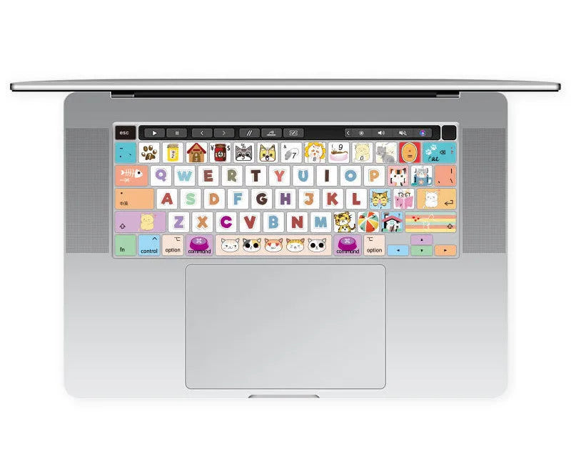 Colourful keyboard protective film for Apple MacBook Pro Air 13.3 inch laptop