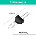 Handheld battery-powered instant welding crayon with plastic tungsten wire for leather and wax repair