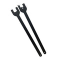 Land Rover fan support wrench and 40mm coupler wrench set in alloy steel.