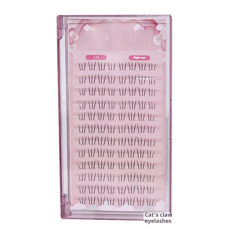 Kitten's Paw lower false eyelashes with 12-row segmented construction in 4-5-6mm lengths