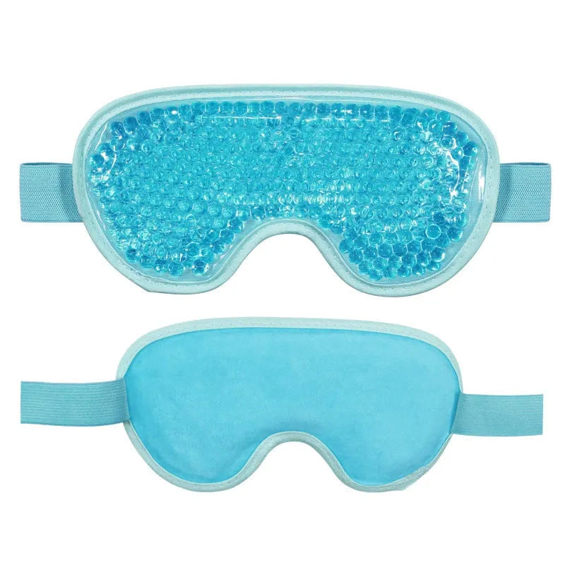 White portable rechargeable electric eye massager device with hot compress and moistening functions.