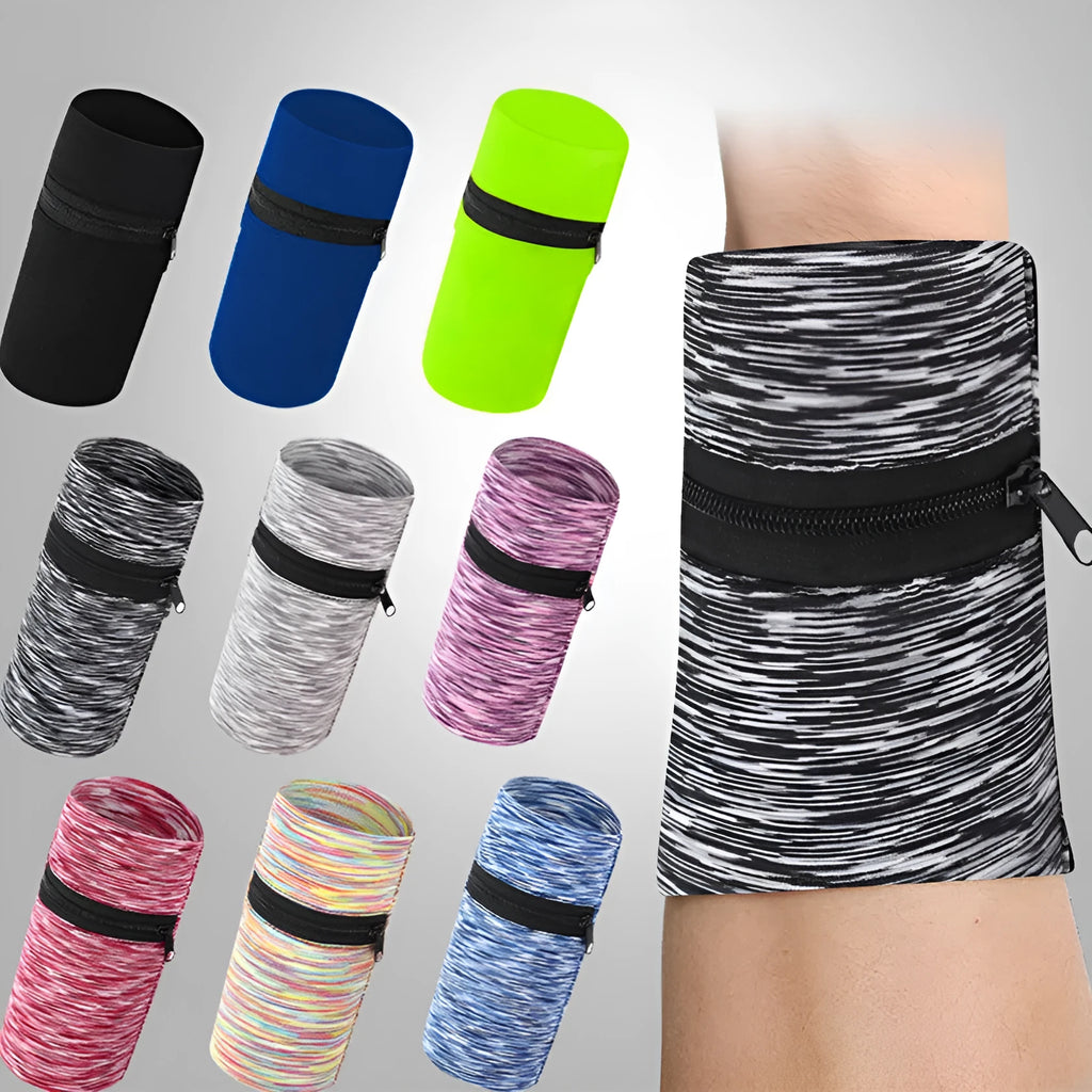 Mobile phone arm bag for sports with large capacity and adjustable strap