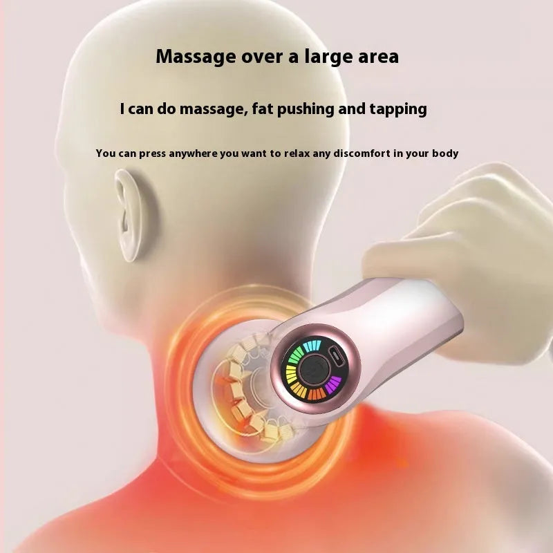 USB electric massager in black, pink or white for cervical spine, back, waist and leg massage.
