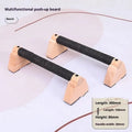Pair of solid wood single parallel bars resting on a floor, available in 20cm or 30cm lengths and rubber wood or beech finish
