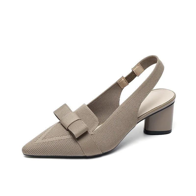 Women's closed toe high heel sandals with ankle buckle strap in solid colours