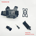 Chest fixation phone holder with plastic elastic band for sports hands-free recording
