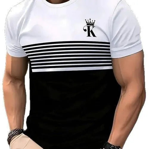 Men's loose fit casual t-shirt in polyester fabric available in multiple colours