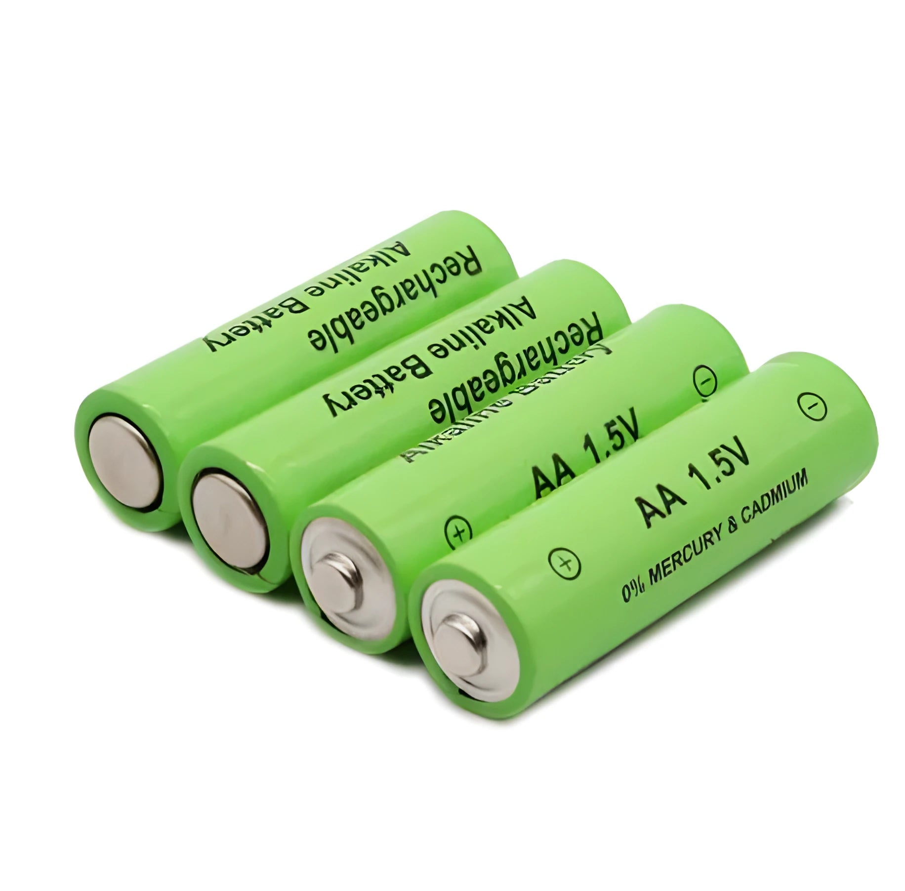Industrial grade rechargeable AA alkaline battery with 3000mAh capacity.