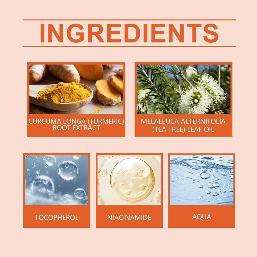 Turmeric moisturising facial cream in a 50g container for daily skin hydration