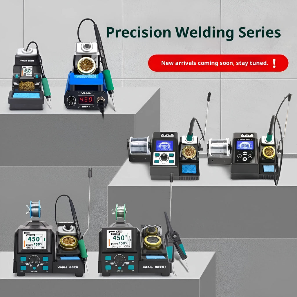 210 welding station smart nano precision soldering station in green with integrated heating core for phone repair