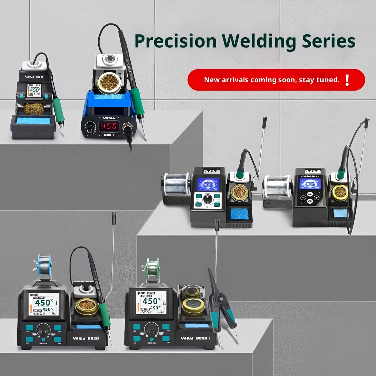 210 welding station smart nano precision soldering station in green with integrated heating core for phone repair
