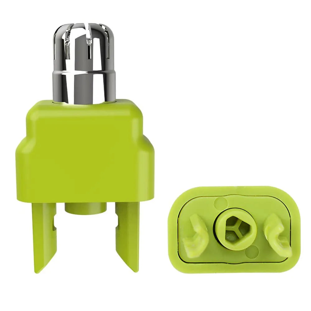Green nose hair trimmer replacement cutter head made from ABS and stainless steel for Philips pogonotomy shavers
