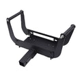 Black external vehicle-mounted square mouth quick plug portable winch bracket for off-road self-rescue recovery