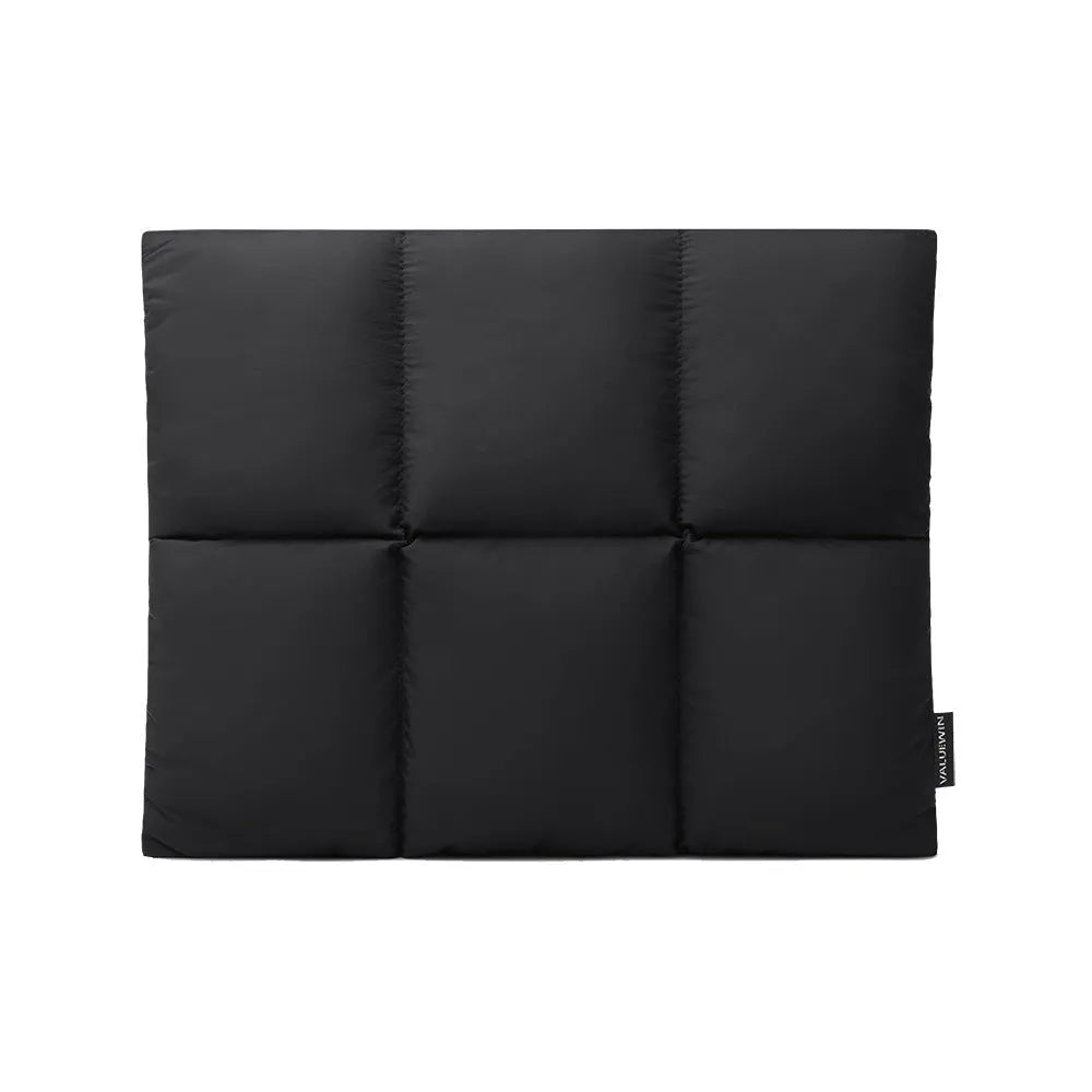 Soft fluffy polyester laptop sleeve in black or khaki colour protecting 13-15.6 inch computer