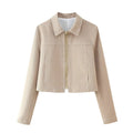 Women's summer suit set with 3D herringbone pattern jacket and straight-leg trousers
