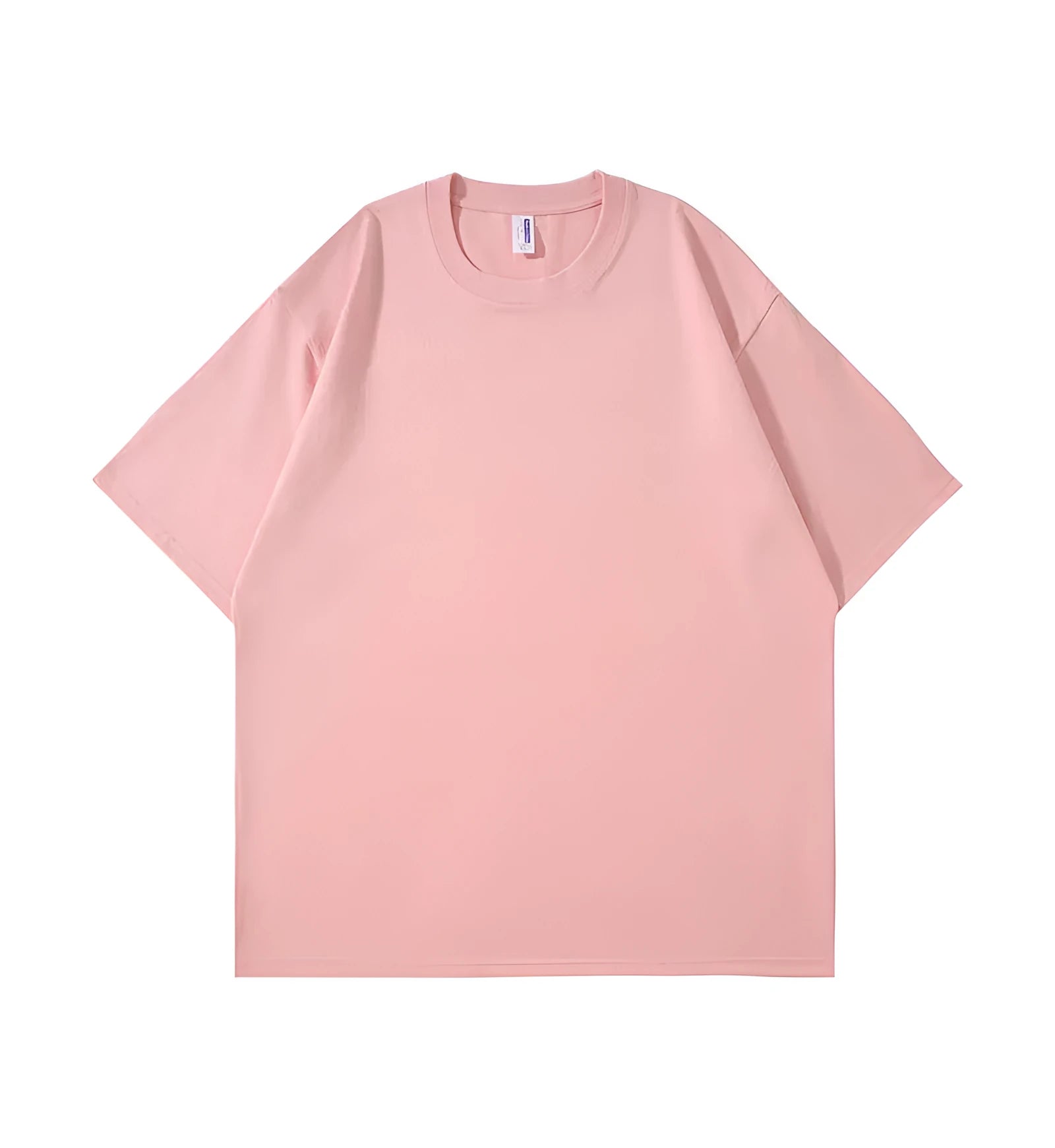 240g heavy cotton loose fit t-shirt in multiple solid colours with short sleeves