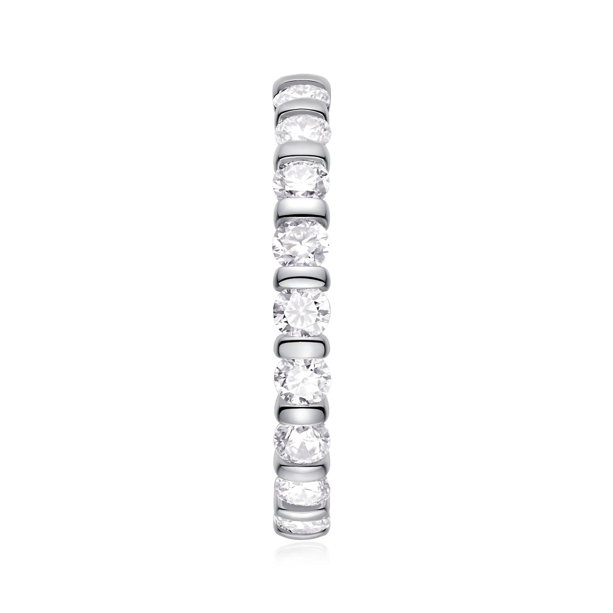 S925 silver moissanite wedding ring set with platinum plating, shown in gold, platinum, and rose gold finishes.