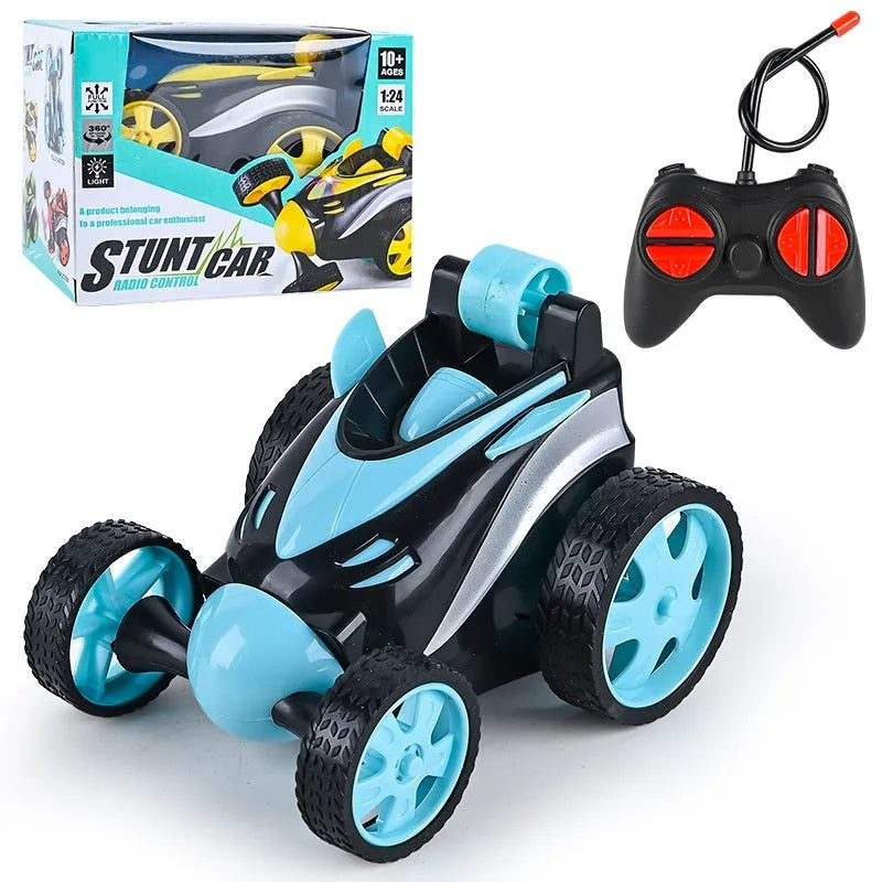 Tilting remote control car off-road model in plastic for infants 0-3 years with stunt tilt function and remote control