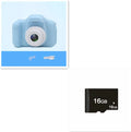 X2 HD mini kids digital camera in silicone body with colourful lanyard attached