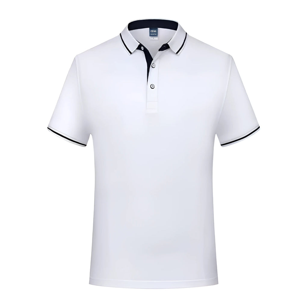 Men's solid colour stand collar business shirt in pure cotton with Chinese style design