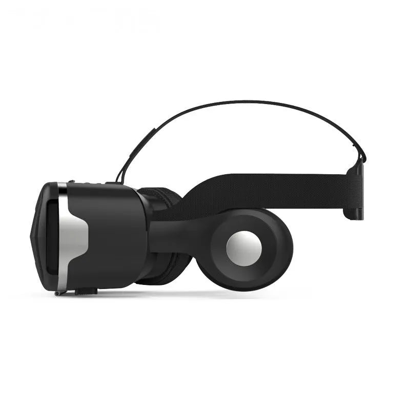 VR headset with 96 degree field of view, 42mm aspheric lens, adjustable focus and elastic headgear for mobile phones