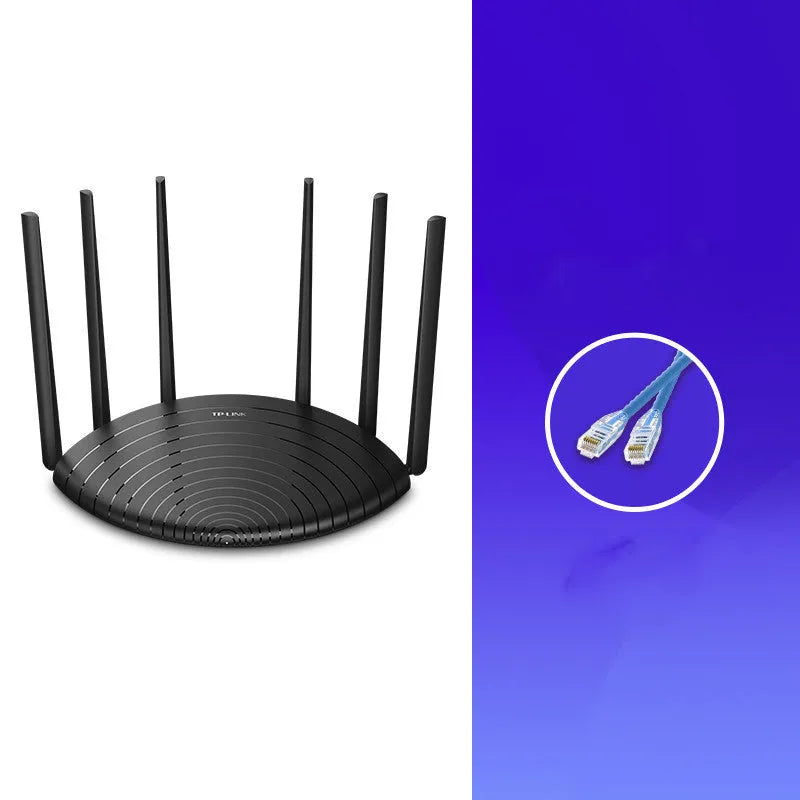AC1900 Gigabit wireless router with dimensions 254mm × 160mm × 38mm showing front panel and connectivity ports