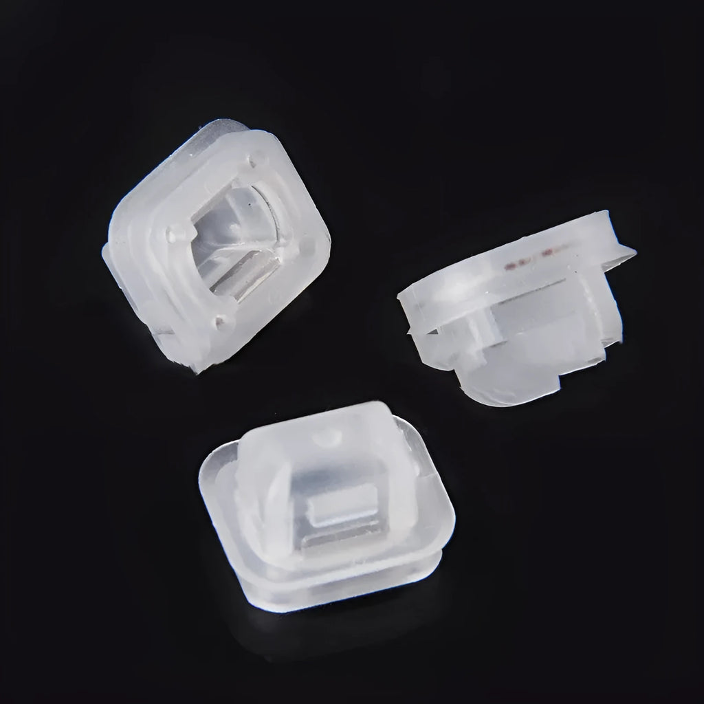100 plastic peach wood coloured seat buckle fastener clips for BMW E39 and E38 models.