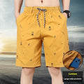 Summer loose cotton cropped pants in casual sports style showing colour options and relaxed fit