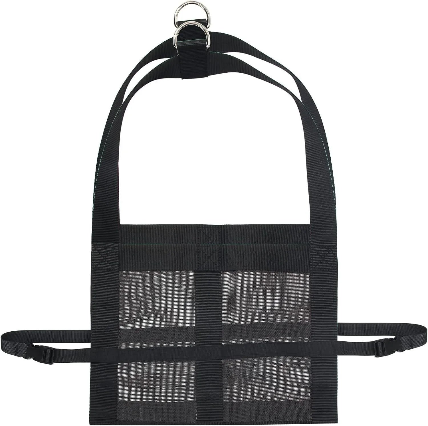 Black calf weighing sling measuring 35cm by 150cm for large dogs and livestock weighing