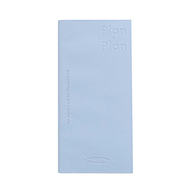 A4 embossed visual daily meter book notebook showing five colour options