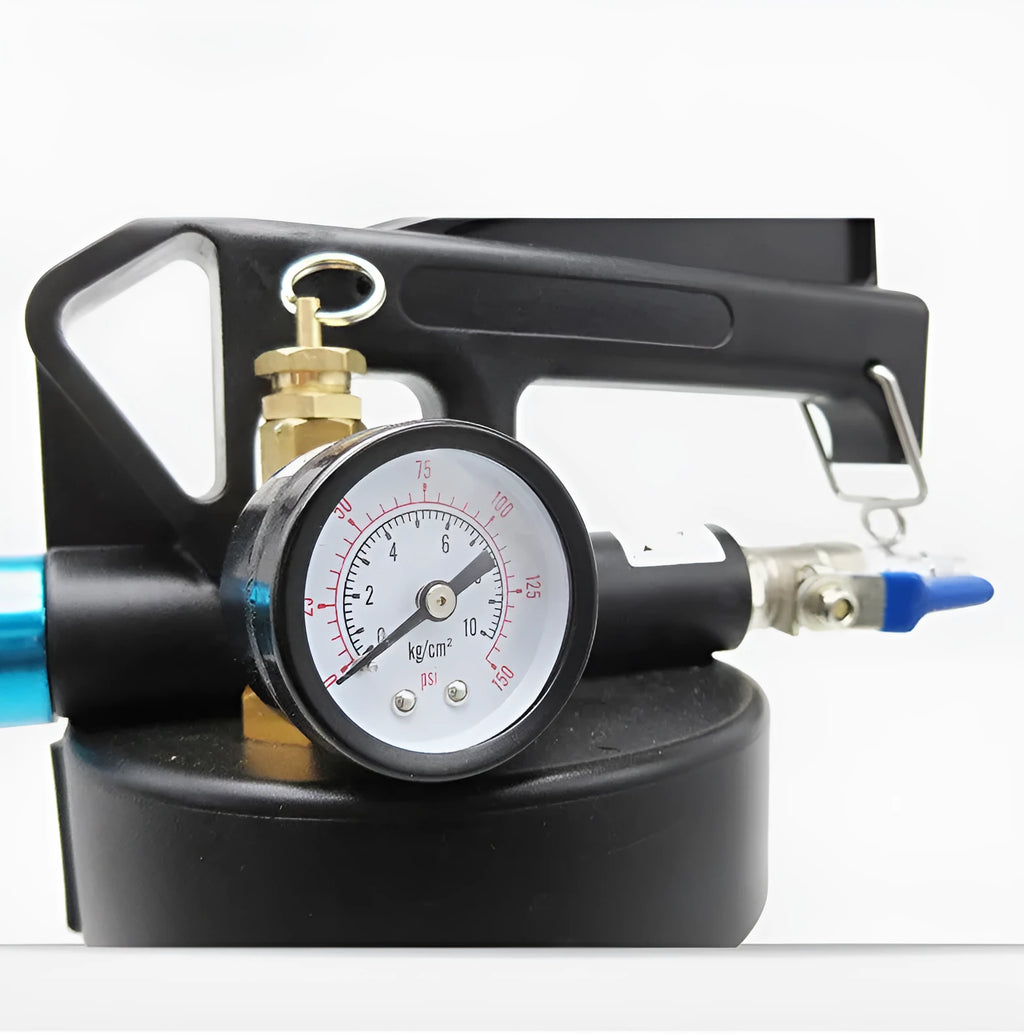 Pneumatic automatic transmission oil changer with a fluid tank and 220W motor unit.