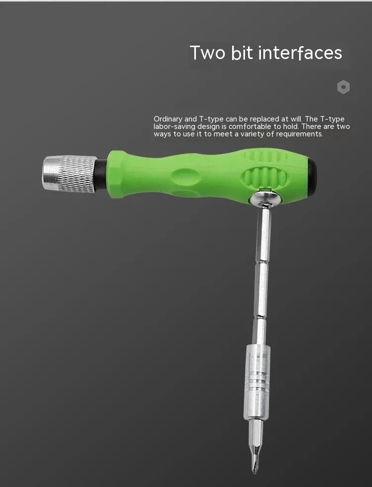32-in-1 precision screwdriver set for electronics repair with magnetic bits in combination case