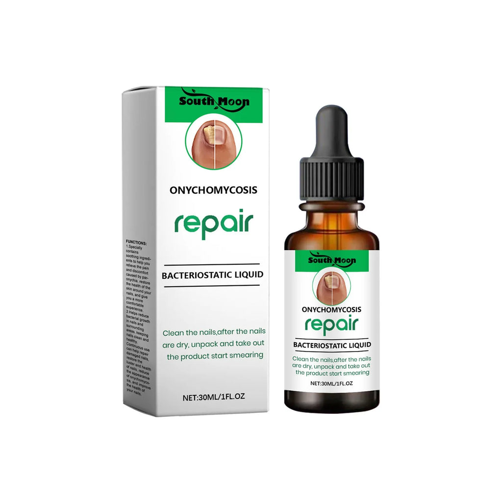 30ml bottle of clear nail care nursing solution for gentle cleaning